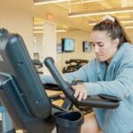 Member Using the Elliptical in Private Gym