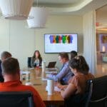 Infinity Marketing leads networking event.